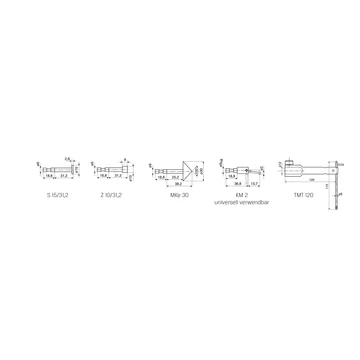 Zylindermesseinsatz6 mm, f r 817 CLM/CLT