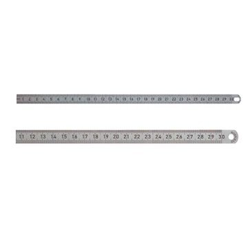 Stahlma stab, INOX250 mm, Teilung mm/1/2mm  BMI