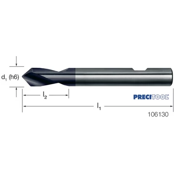 PREMUS 106130 10,0 NC központozó, HSS-Co 90° TiAlN