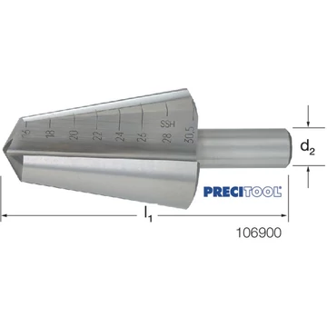 PREMUS 106900 36-50 Lemezfúrók, HSS