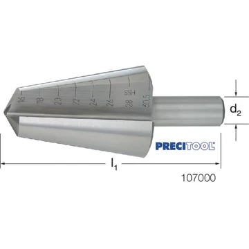 PREMUS 107000 3-14 Lemezfúrók, HSS-Co
