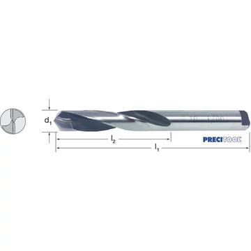 PREMUS 102650 10,00 Csigafúró, Keményfém élek