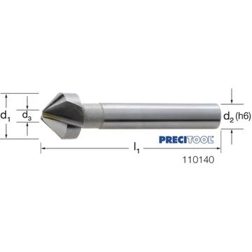 PREMUS 110140 10,4 Kúpsüllyesztő, Tömör keményfém 90°