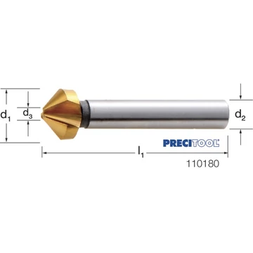 PREMUS 110180 10,0 Kúpsüllyesztő, HSS 90° TiN