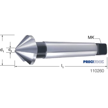 PREMUS 110260 20,5 Kúpsüllyesztő, HSS 90° Morse-kúpos szár