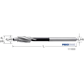 PREMUS 111000 M10 Homloksüllyesztő, HSS átmenő furat finom