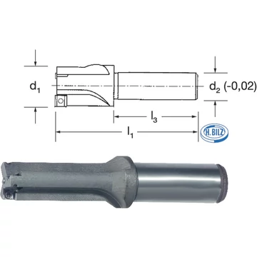 BILZ 113750 18,0 Felfúró- és horonymaró szerszám, rövid UNW típus