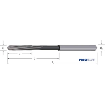 PREMUS 125500 1,63 Gépi dörzsár, HSS-Co 1/100 emelkedés