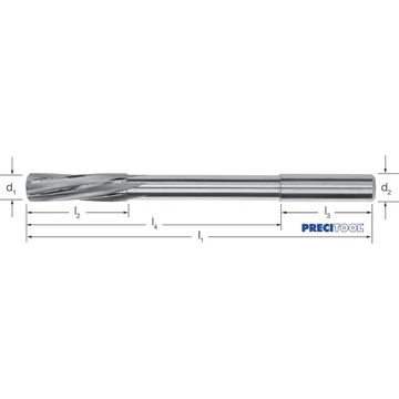 PREMUS 125600 3,54 Gépi dörzsár, Tömör keményfém 1/100 emelkedés
