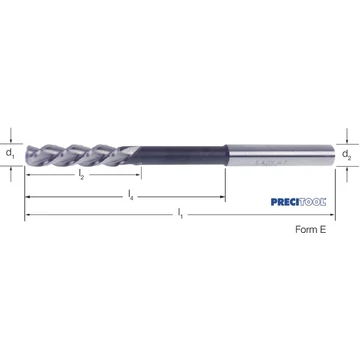 PREMUS 125030 16,0 Gépi hántoló dörzsár, HSS-Co
