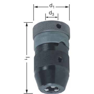 RÖHM 214600 13SK-1 Gyorsbefogó fúrótokmány, befogóerő biztosítással