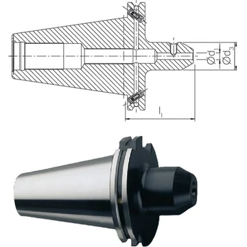 PREMUS 240505 40/20 Weldon-befogó tokmány, ultra rövid