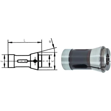 FAHRION 249320 10,0  Befogópatron 173E, befogási tartomány 60-360 mm 173 E hatszög