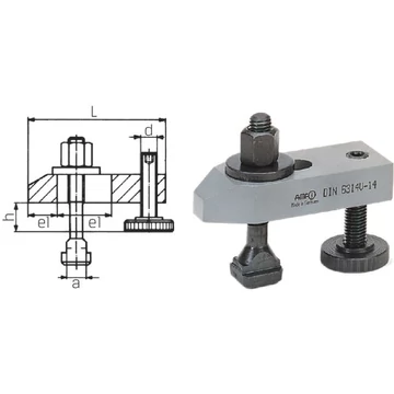 AMF 291200 10 Állítható leszorító