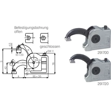 BESSEY 291700 BAS-C10-6 Kompakt-szorító BAS-C