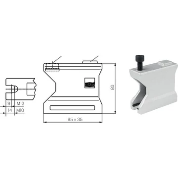 BESSEY 291740 80 Felfogó aljzat