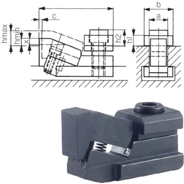 AMF 296000 16 Lapos leszorító Mini Bulle