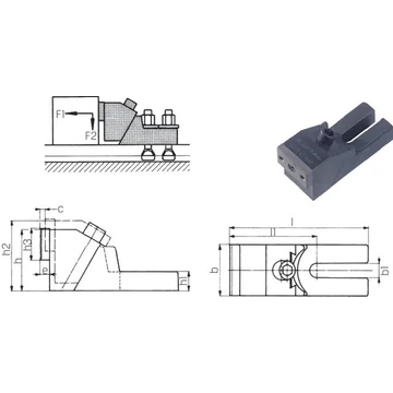 AMF 296700 65 Stabil szorítópofa