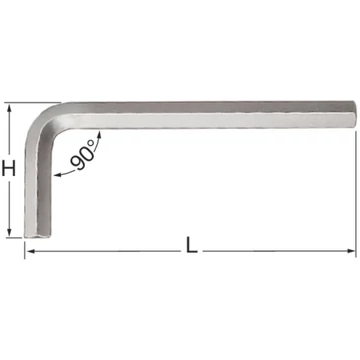 WIHA 504600 0,05 Imbuszkulcs, col