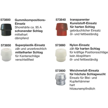 HALDER 573850 50 Tartalék betét, Superplastik (fehér)