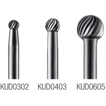 PRETEC 444810 KUD0605 Keményfém turbómaró, Gömb alakú standard fogazás Z=3