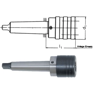 PREMUS 246422 MK2/M3-12 Gyorsváltó menetvágó tokmány BAYER, DIN 228