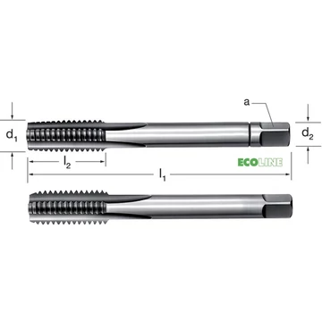 PRETEC 130420 1-11 Kézi menetfúró, HSS G/cső