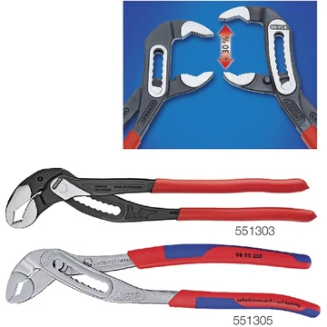 KNIPEX 551305300 Vízpumpafogó, Alligator többkomponensű burkolattal