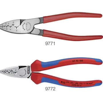 KNIPEX 5577609771 Krimpelő fogó, érvéghüvelyekhez