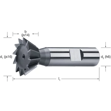 PREMUS 169351 45X16,0 Kúpos szármaró, HSS-Co 45° és 60°