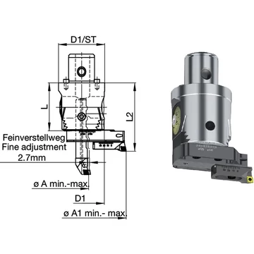 SWISS TOOLS 2390380002 Kiesztergáló fej, MULTI-HEAD, Ø3 - 320