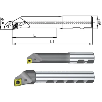 SWISS TOOLS 2390450013 Kiesztergáló kés, Ø 9,75 - 48,1