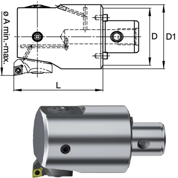 SWISS TOOLS 2390220010 Finomfúró fej