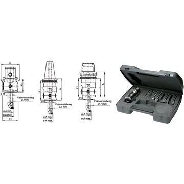 SWISS TOOLS 2390020002 Kiesztergáló készlet, Ø 9.75-88.1