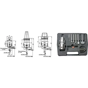 SWISS TOOLS 2390040006 Kiesztergáló készlet, Ø 9.75-164