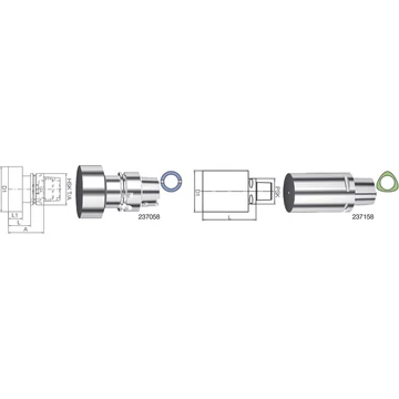 SWISS TOOLS 2370586352 Nyers darab, HSK-T/A