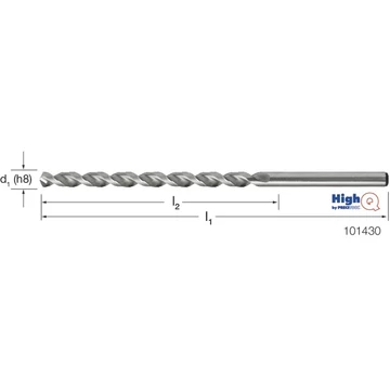 PREMUS 101430 12,50 Csigafúró HighQ, HSS-Co R40NH