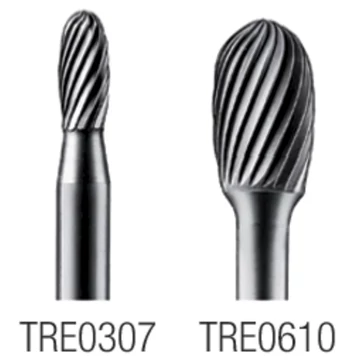 PRECITOOL 444808 TRE0307 Keményfém turbómaró, Csepp alak Z=5
