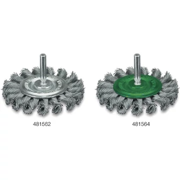 LESSMANN 481562 75X0,50 Nyeles körkefe, sodrott acélhuzal keferész