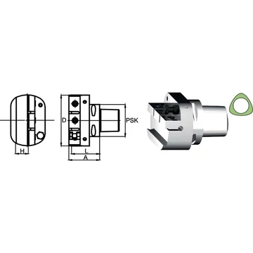 SWISS TOOLS 2371065026 Leszúrókés tartó, PSK radiális