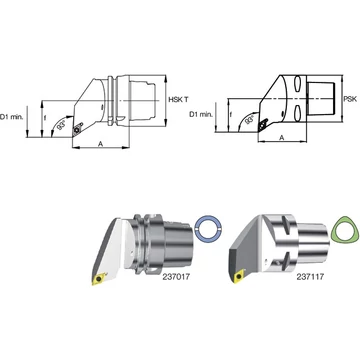 SWISS TOOLS 237117 6311R Késszár, 93°/55° SDUC L/R