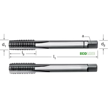 PRETEC 130330 M4X0,50 Kézi menetfúró, HSS metrikus finom