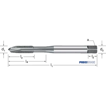 PREMUS 132200 M24 Gépi menetfúró, HSSE-V3 g