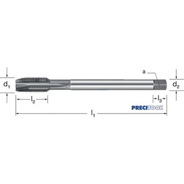 PREMUS 135740 1-11 Gépi menetfúró, HSSE-V3 g