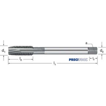 PREMUS 135030 M22 Gépi menetfúró, HSSE-V3 g
