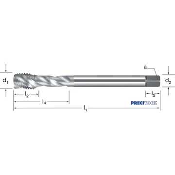 PREMUS 133431 1/8-28 Gépi menetfúró, HSSE-V3 RSP40 fényes