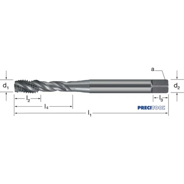 PREMUS 133161 M3 Gépi menetfúró, HSSE-V3, RSP40, vaporizált