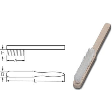 LESSMANN 482812 110X20 Finomkefe, poliamid, sima (0,30 mm)