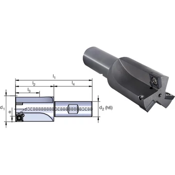 BILZ 113730 20,0 Csavarfejsüllyesztő, 1 × D, Unicut-Eco