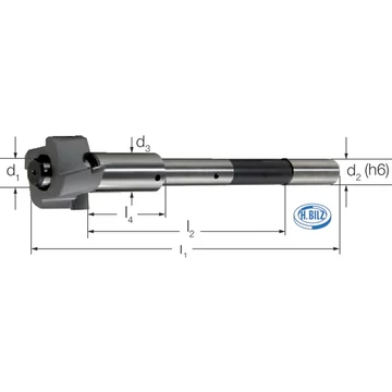 BILZ 114330 13X13,0 Fordított süllyesztő rendszer, Tartó hátrasüllyesztőhöz, TUHW tartó típus, 2-részes persellyel